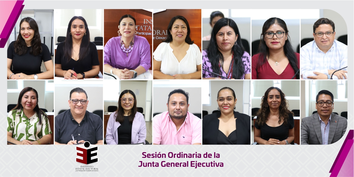 JGE del IEEPCO realiza sesión de septiembre