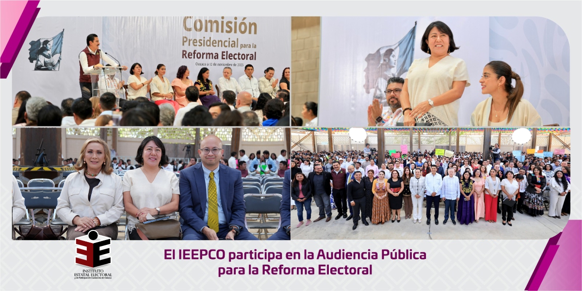 El IEEPCO participa en la Audiencia Pública para la Reforma Electoral