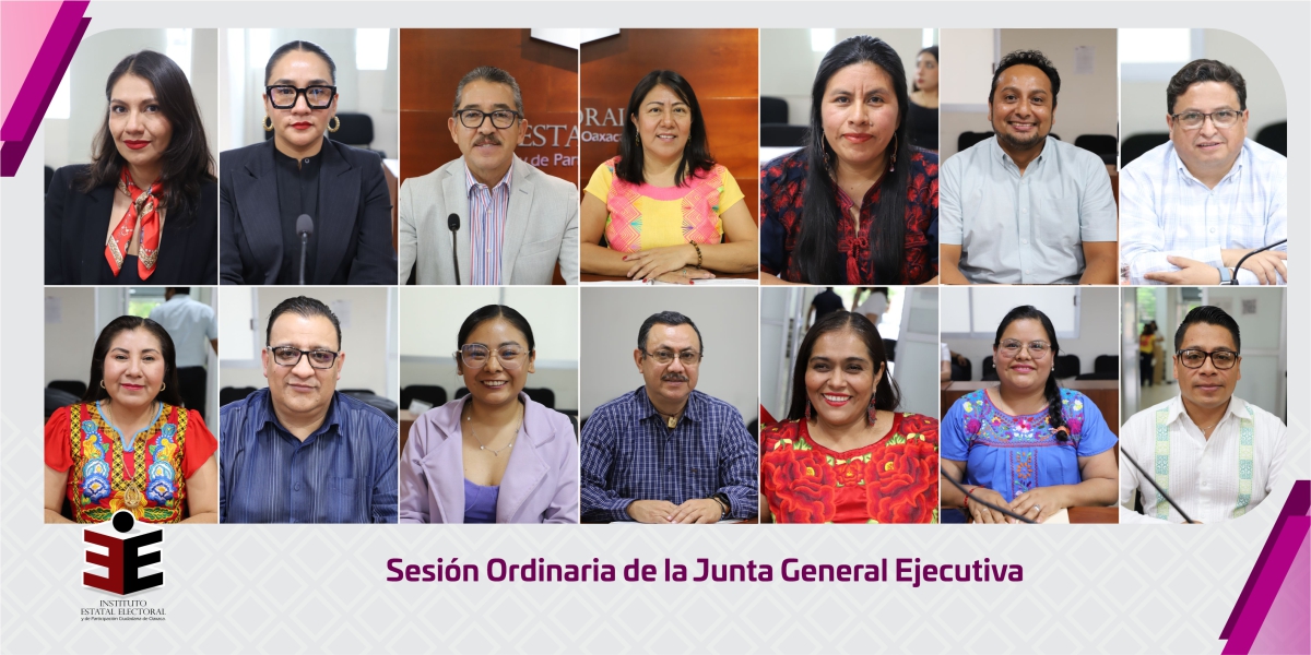 La Junta General del IEEPCO lleva a cabo su sesión del mes de noviembre