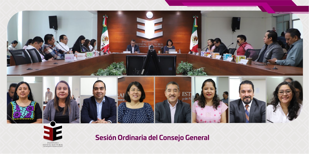 Consejo General del IEEPCO lleva a cabo sesión ordinaria en la que recibe diversos informes