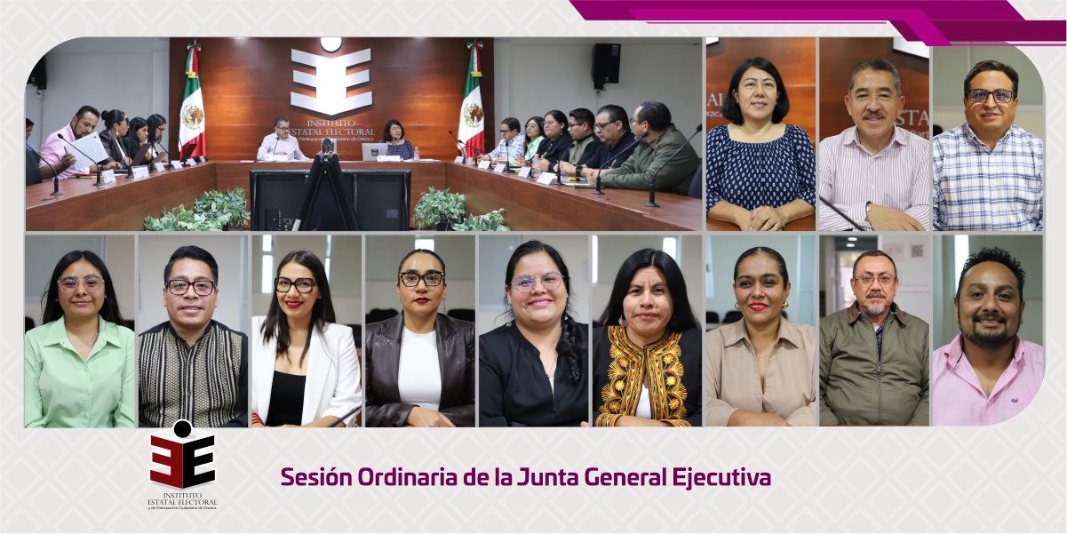 Junta General Ejecutiva del IEEPCO realiza sesión ordinaria del mes de marzo