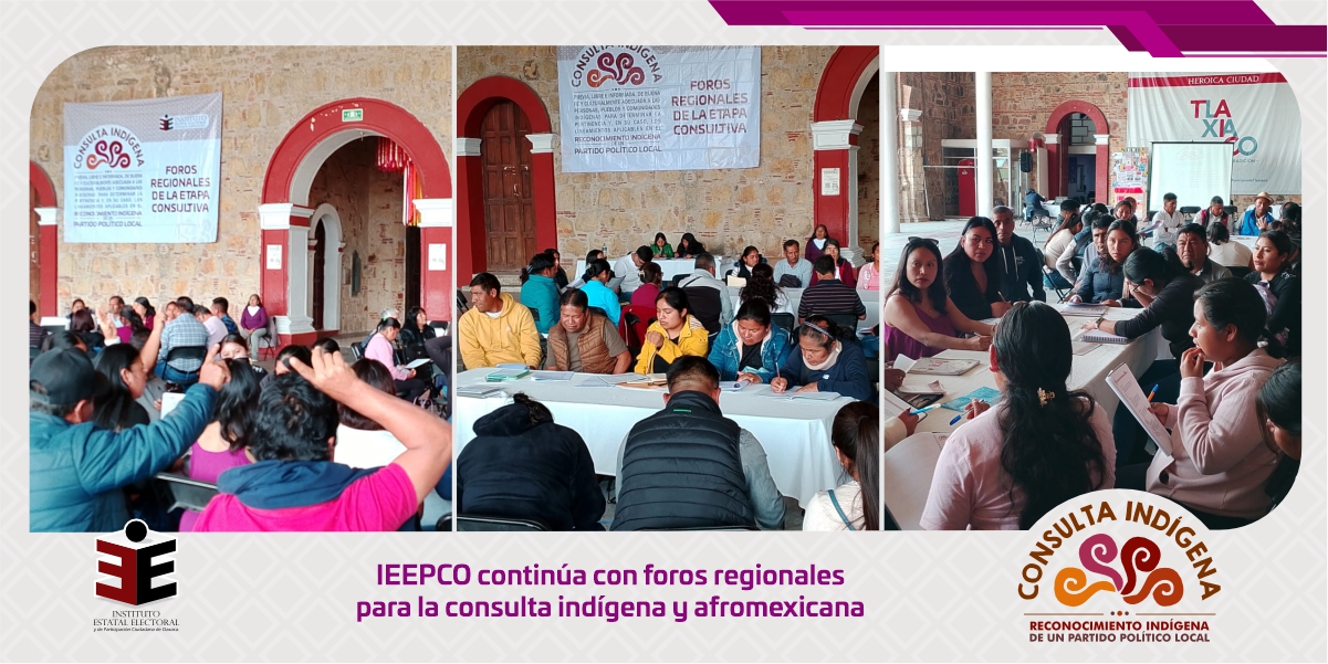 EEPCO continúa con foros regionales para la consulta indígena y afromexicana
