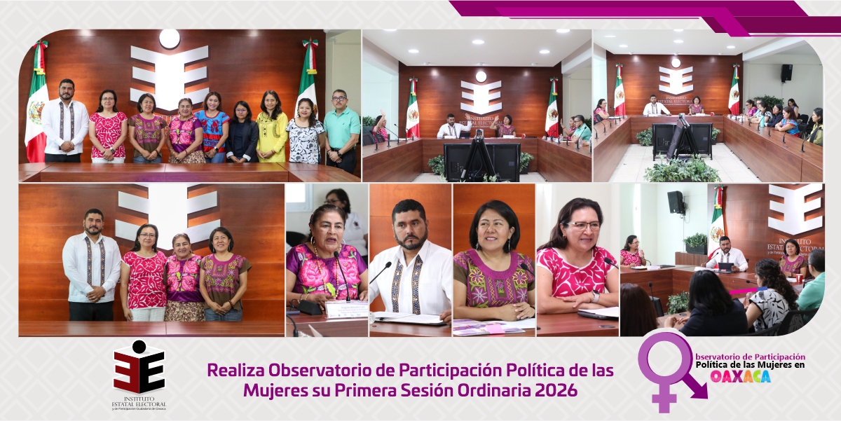 Realiza Observatorio de Participación Política de las Mujeres su Primera Sesión Ordinaria 2026