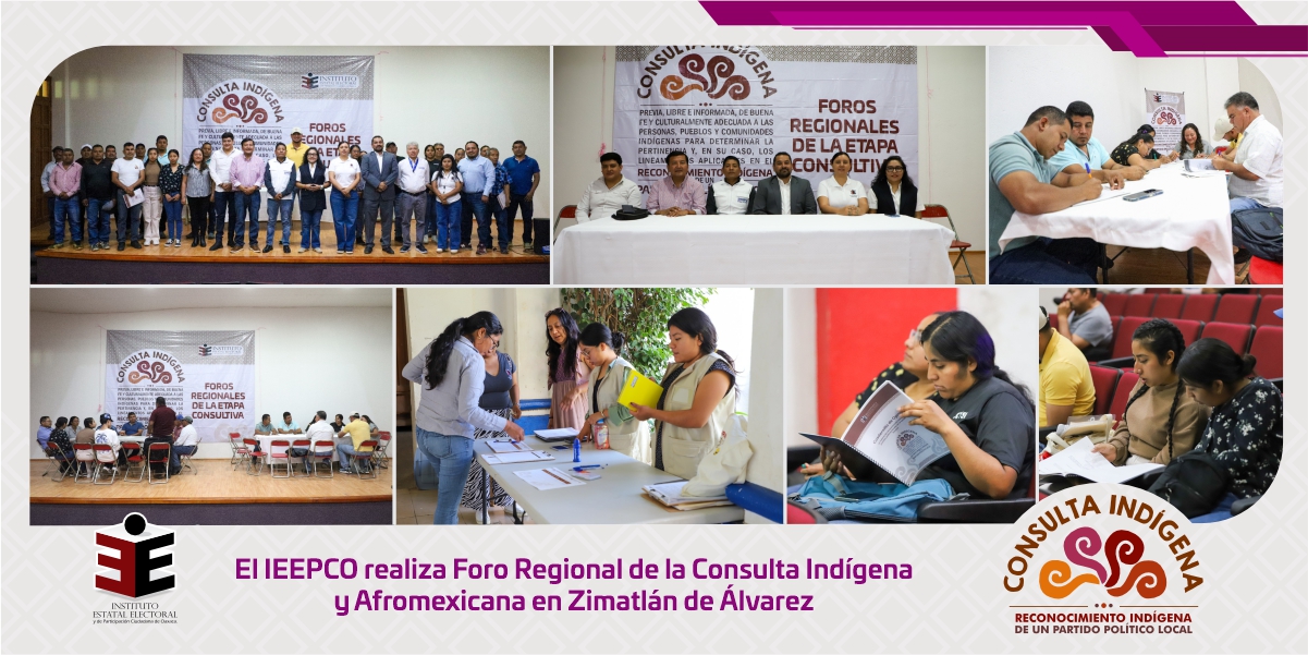 El IEEPCO realiza Foro Regional de la Consulta Indígena y Afromexicana en Zimatlán de Álvarez