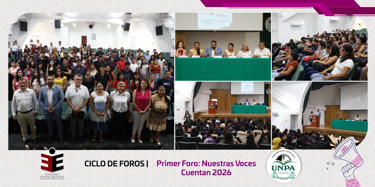IEEPCO inicia el ciclo de foros “Nuestras Voces Cuentan 2026”