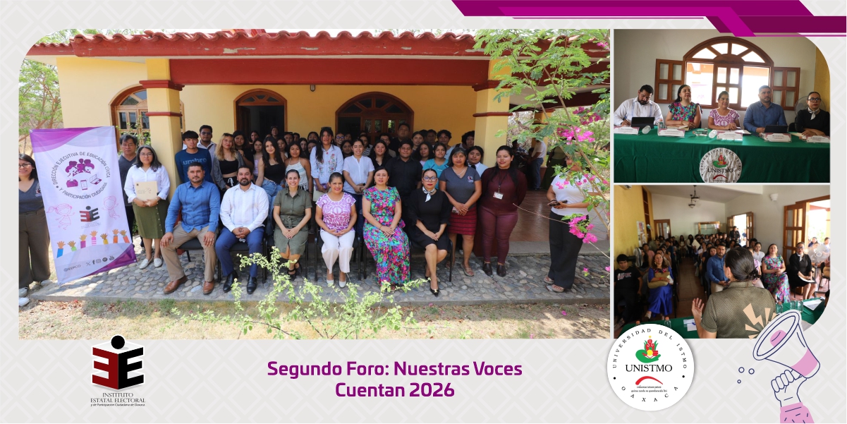 IEEPCO realiza segundo foro “Nuestras Voces Cuentan 2026” en Ixtepec