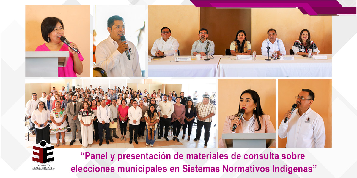 Realiza IEEPCO panel y presenta materiales de consulta sobre elecciones municipales en Sistemas Normativos Indígenas