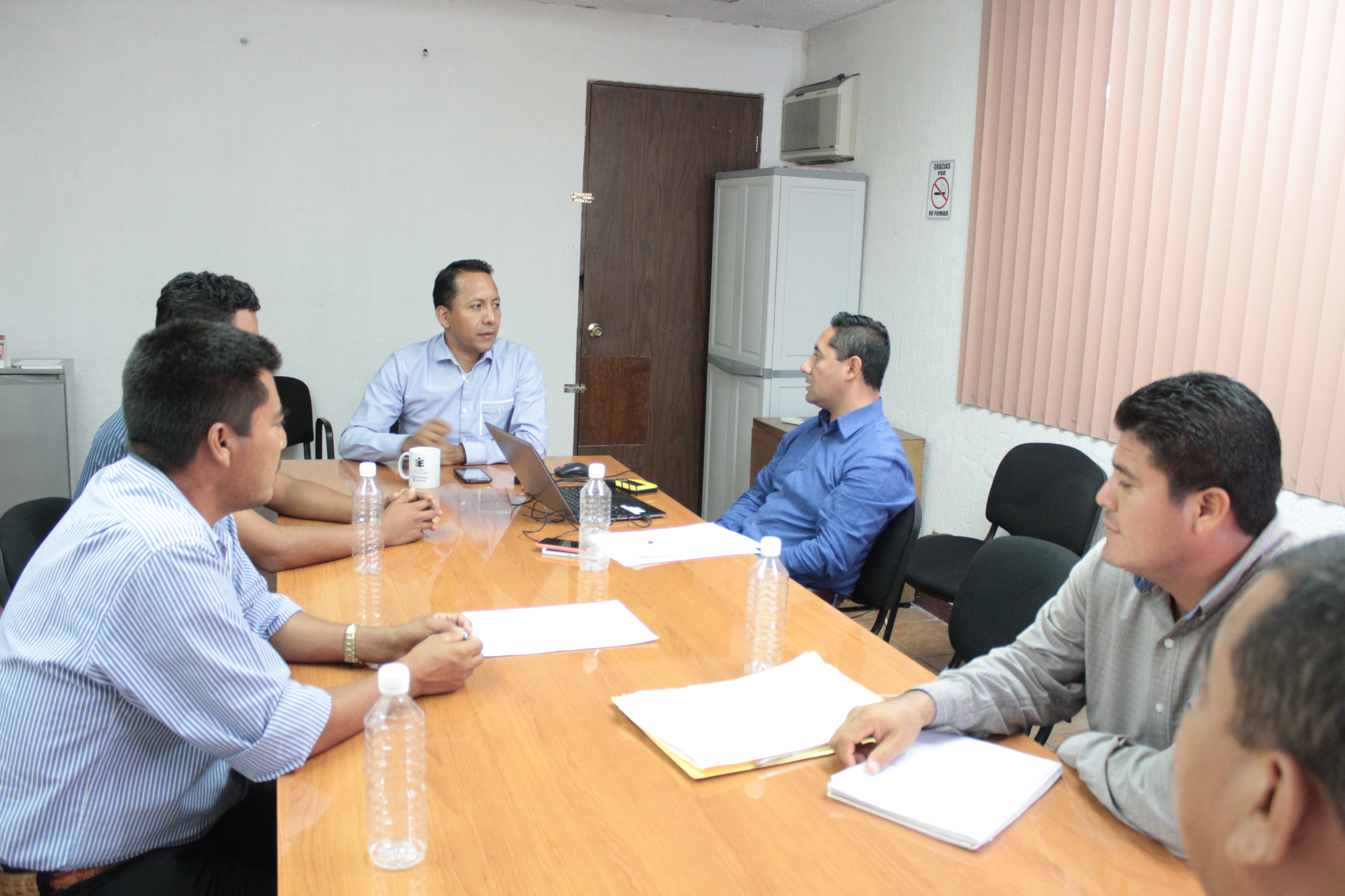 Reunión con el Comité Electoral de Santa María Colotepec