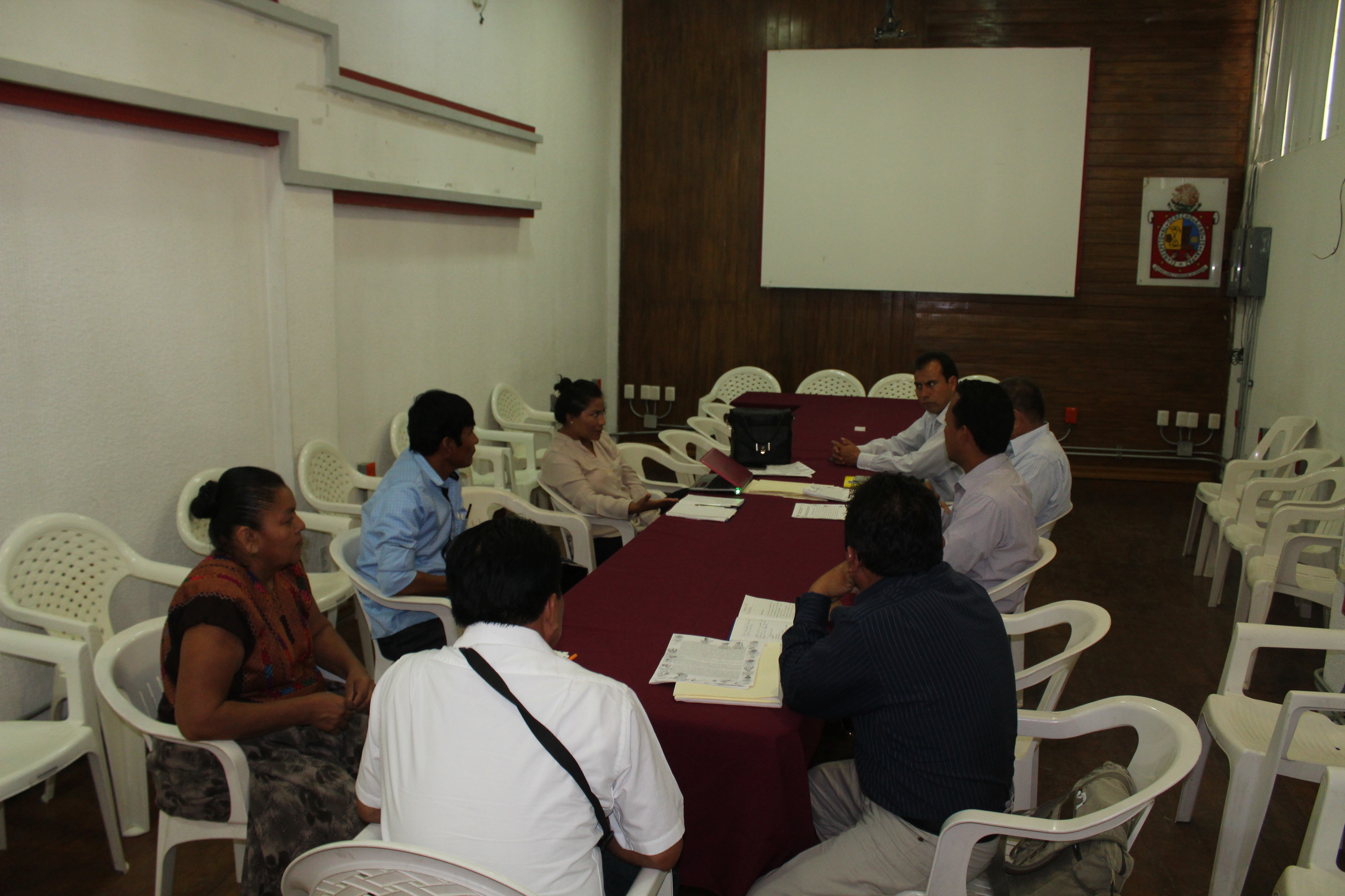 Reunión con San Mateo del Mar